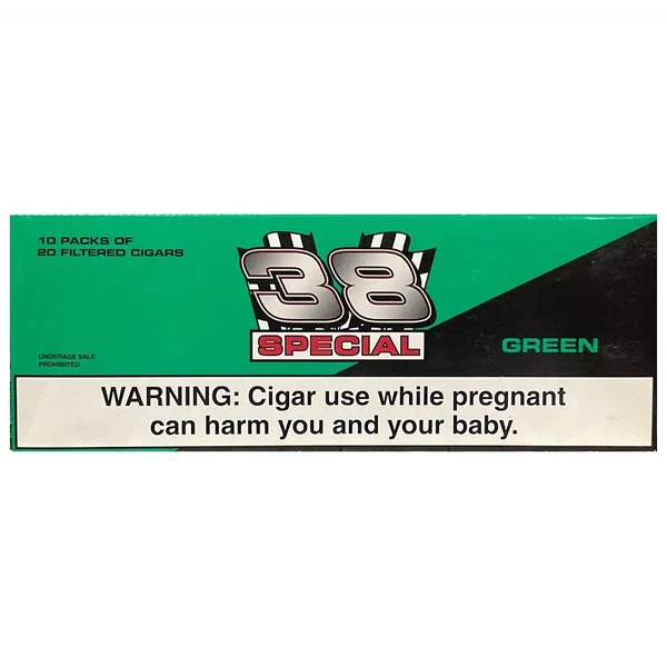 38 SPECIAL CIGAR MENTHOL BX