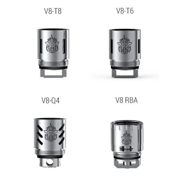 3 Pack SMOK TFV8 Tank V8 Turbo Coils