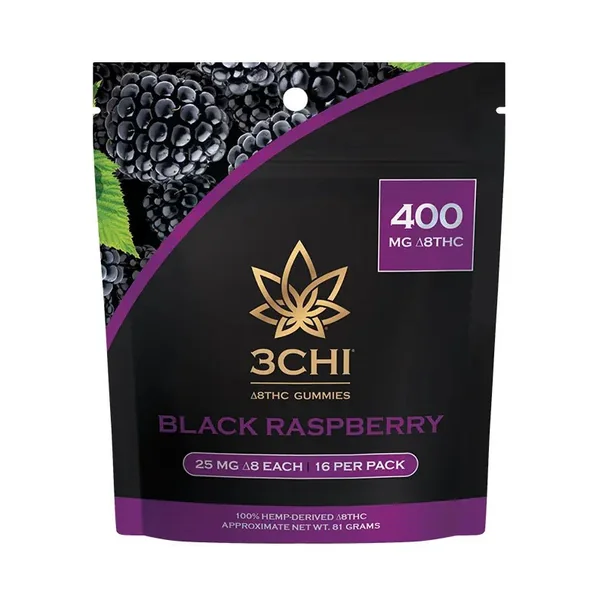 3Chi Delta 8 Raspberry Gummies