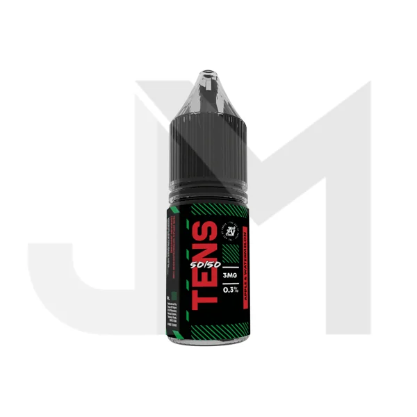 3mg Tens 50/50 10ml (50VG/50PG) - (Full Box) Pack Of 10 - Image 3