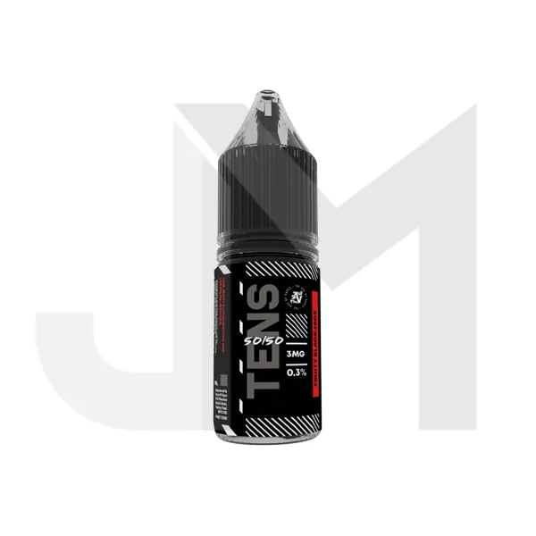 3mg Tens 50/50 10ml (50VG/50PG) - (Full Box) Pack Of 10 - Image 9