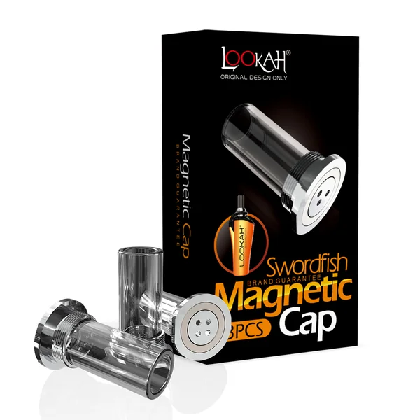 3PCS Lookah Swordfish Magnetic Glass Mouthpieces Replacement - Image 2