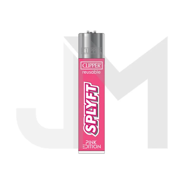 40 Clipper SPLYFT Pink Large Classic Refillable Lighters - Image 2