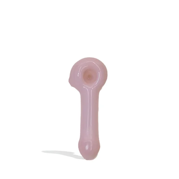 4.5 inch US Milky Glass Hand Pipe - Image 2