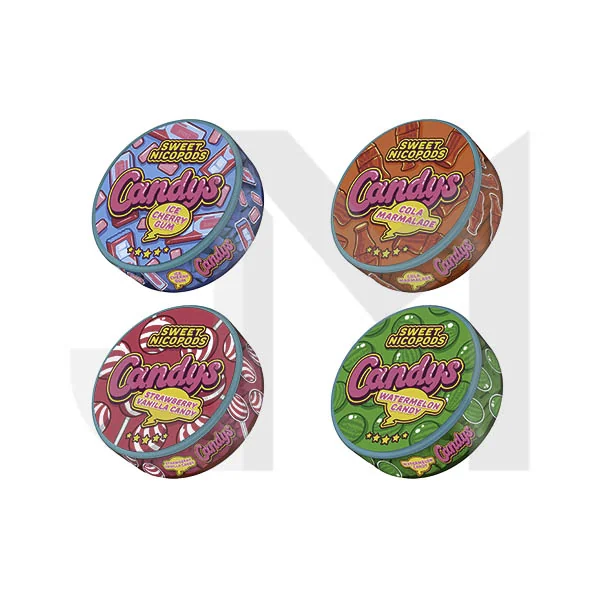 46.9mg Candys Slim Nicotine Pouches - 20 Pouches