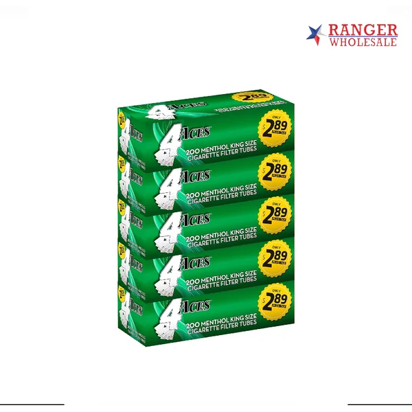 4 ACES $2.89 MENTHOL KING 5CT