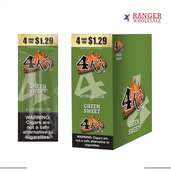 4 KING 15/4PK 1.29 CLASSIC GRN
