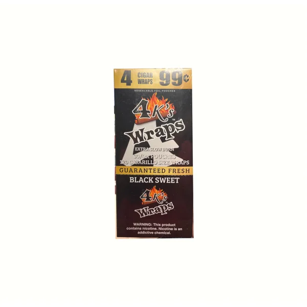 4 KING WRAPS 4/30CT BLACKSWEET