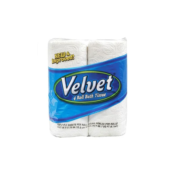 4PK VELVET TISSUE SINGLE