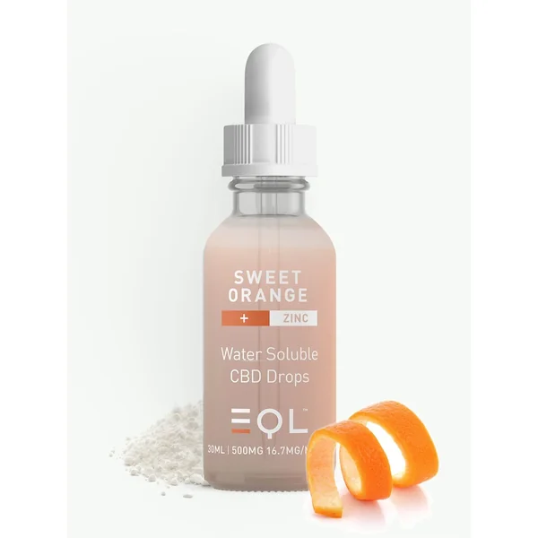 500mg CBD Water Soluble｜Zinc, Sweet Orange