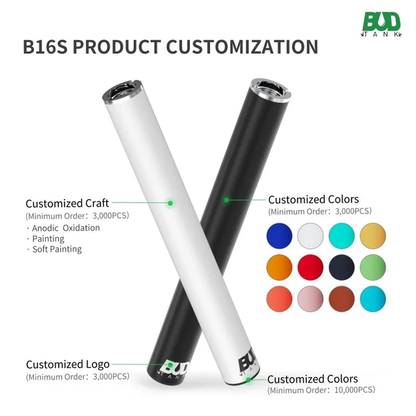 510 Battery Wholesale Variable Temperature - B16S (2.6V, 3.0V, 3.4V) - Image 6