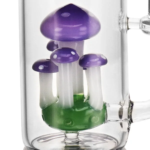 5.5" Mini Mushroom Glass Water Pipe w/ 14mm Bowl - Image 2