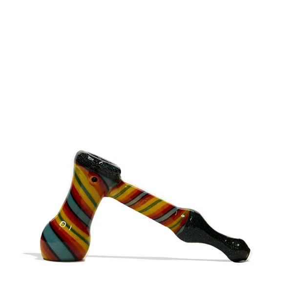 5 inch Premium Bubbler with Dicro Color and Stripe Design - Image 3