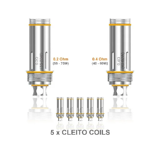 5 Pack Aspire Cleito Coil Heads - Image 2
