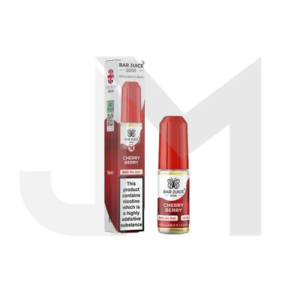 5mg Bar Juice 5000 Nic Salts 10ml (40VG/60PG) - Image 50
