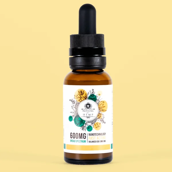 600mg Broad Spectrum CBD Tincture | Beverage Enhancer