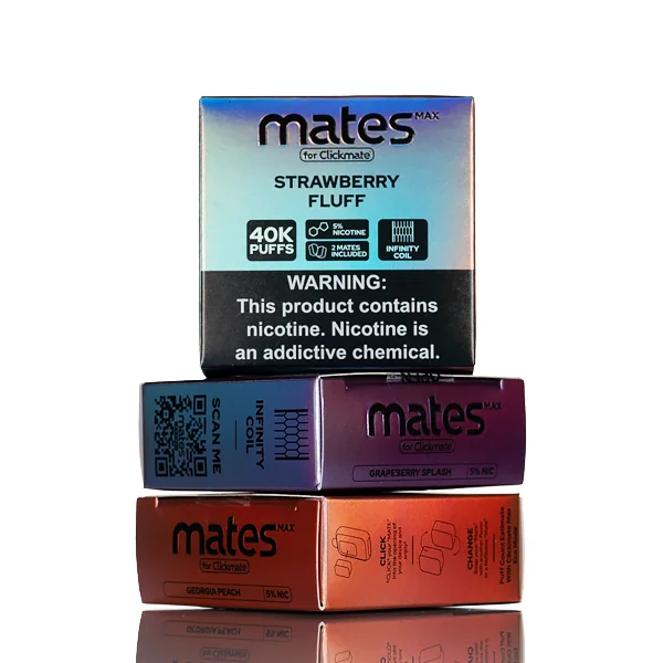 7 DAZE CLICKMATE MATES MAX RECHARGE 5% NIC DISPOSABLE POD