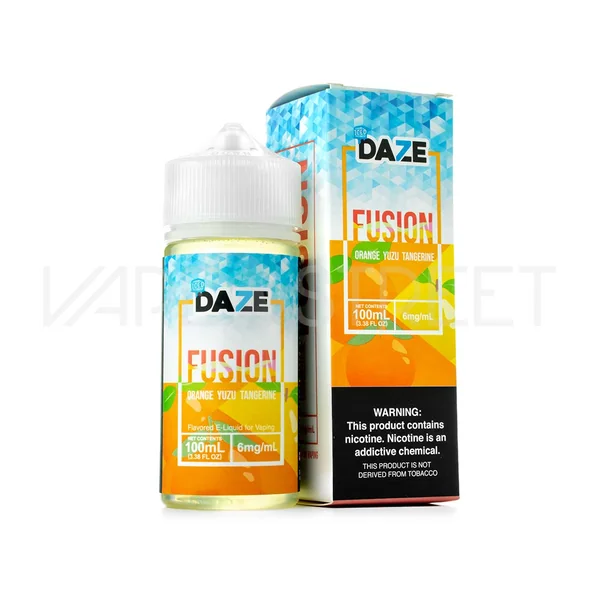 7 Daze Fusion Iced TFN Orange Yuzu Tangerine (100ml)