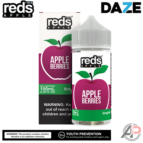 7 Daze Reds Apple Berries E-Liquid 100mL