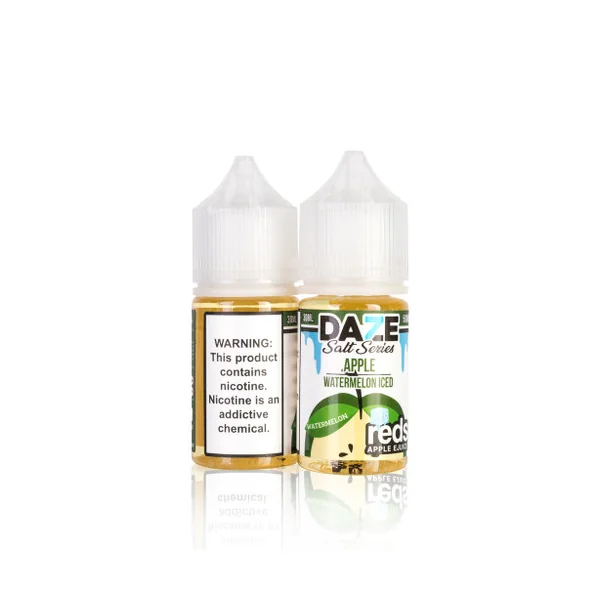 7 Daze Salt Series E-Juice - Watermelon Reds Apple Iced - 30ml