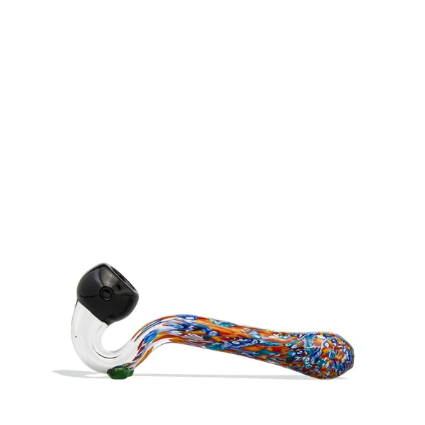 7 inch Sherlock Pipe with Black Head and Artwork