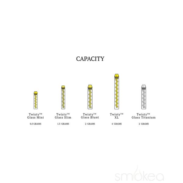 7 Pipe Twisty Glass Blunt Slim - Image 3