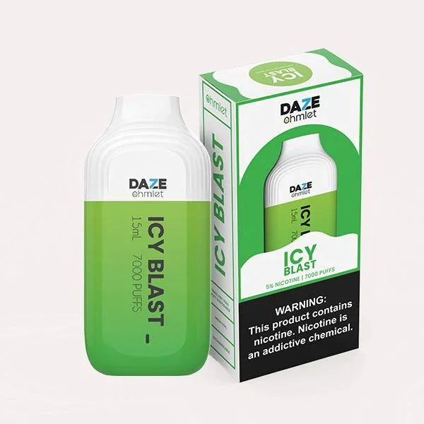 7Daze OHMLET 7000 Puffs Disposable 10 Pack - Image 3