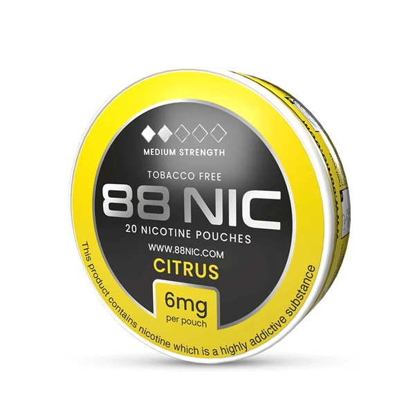 88 Nic Citrus Nicotine Pouches