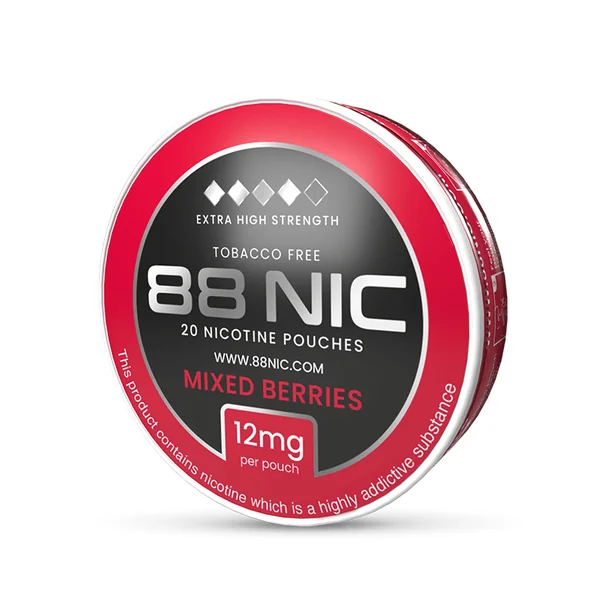 88 Nic Mixed Berries Nicotine Pouches - Image 2