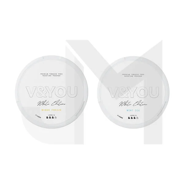 8.8mg V&YOU White Edition Nicotine Pouch - 20 Pouches (Buy 1 Get 1 Free)