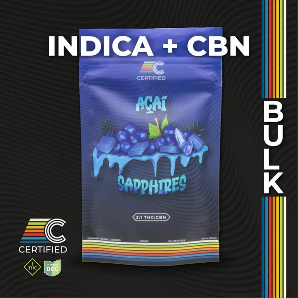 Acai Sapphires | 2:1 THC:CBN | 40 x 10mg