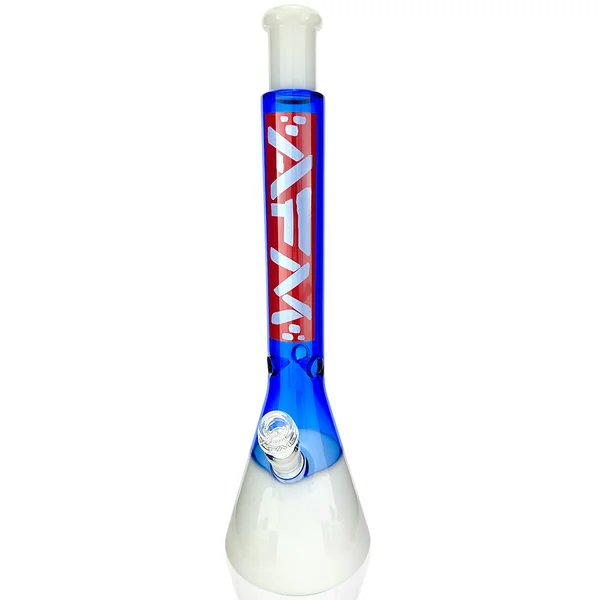 AFM Smoke 18" Red Label Quasar Glass Beaker Bong