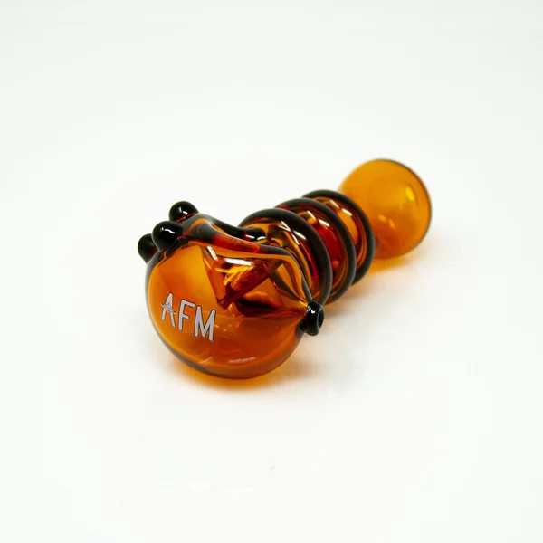 AFM Smoke Tiger Stripe Color Hand Pipe - Image 2
