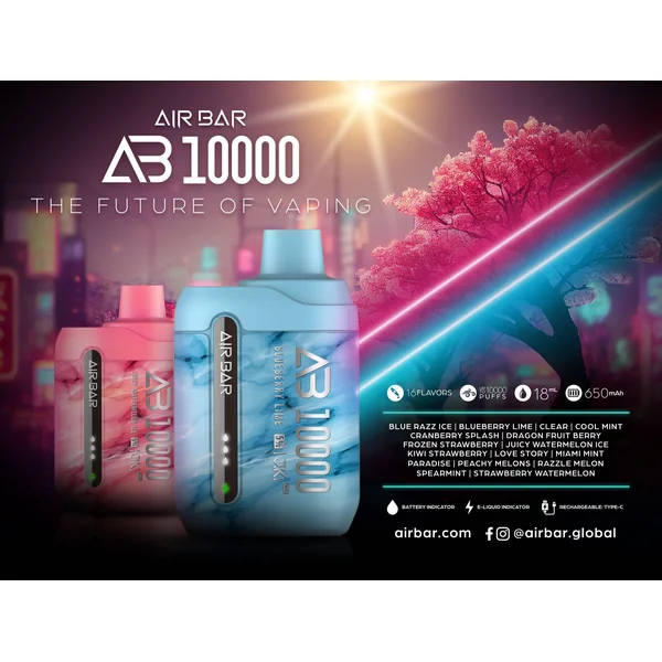 Air Bar AB10000 Vape 10K Puffs Disposable Device - Image 3