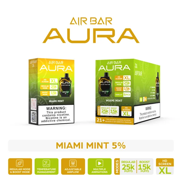 Air Bar Aura 25000 Puffs Disposable Vape Device - Image 30