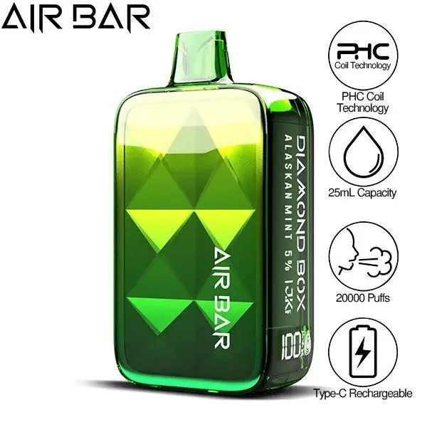 Air Bar Diamond Box 20000 Puffs Rechargeable Vape 25mL - Image 2