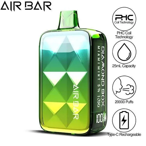 Air Bar Diamond Box 20000 Puffs Rechargeable Vape 25mL - Image 11