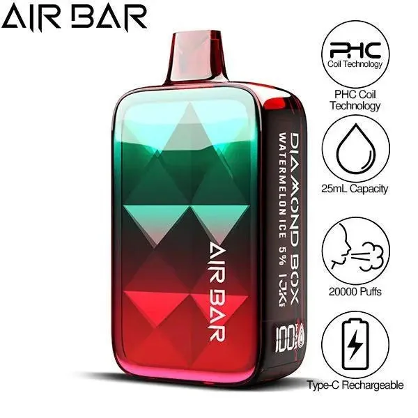 Air Bar Diamond Box 20000 Puffs Rechargeable Vape 25mL - Image 15