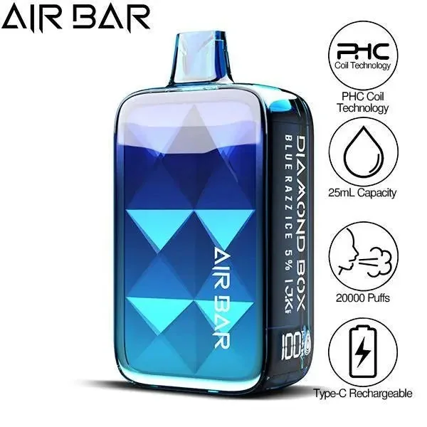 Air Bar Diamond Box 20000 Puffs Rechargeable Vape 25mL - Image 5