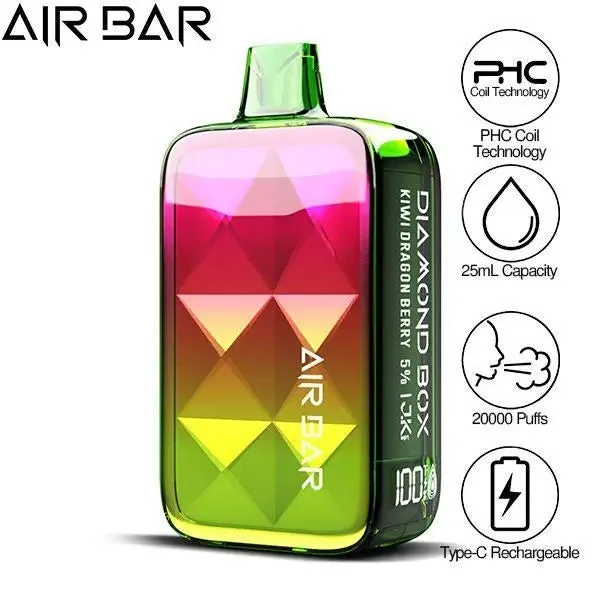 Air Bar Diamond Box 20000 Puffs Rechargeable Vape 25mL - Image 10