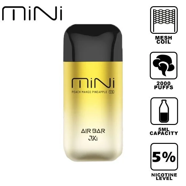 Air Bar Mini 2000 Puffs Disposable Vape 10 Pack 5mL - Image 6
