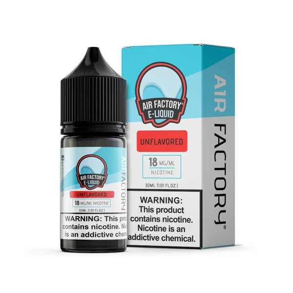 Air Factory Salt Unflavored 30ml E-Juice