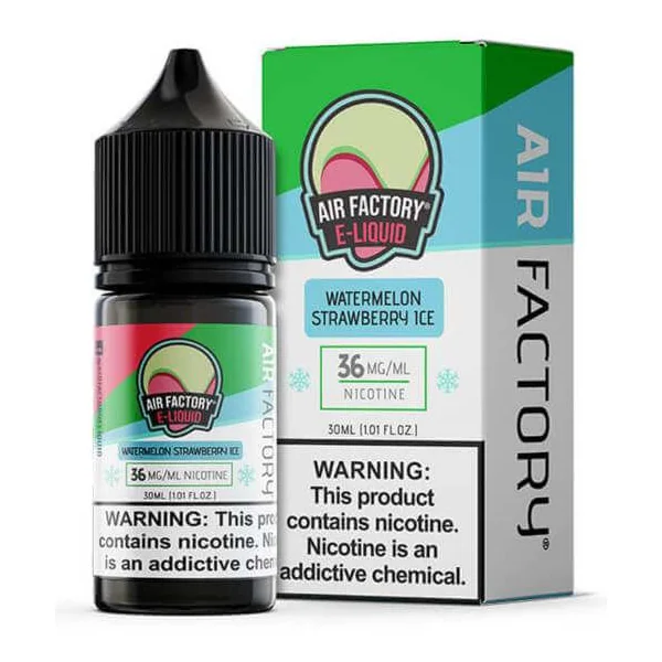 Air Factory Salt Watermelon Strawberry Ice E-Liquid 30ml