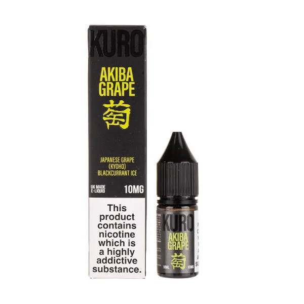 Akiba Grape Nicotine Salt E-Liquid by Kuro