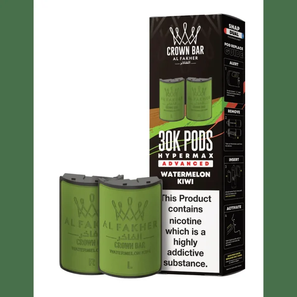 Al Fakher 30k Hypermax Prefilled Pods Watermelon Kiwi