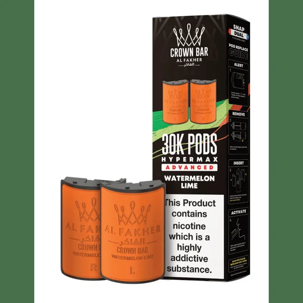 Al Fakher 30k Hypermax Prefilled Pods Watermelon Lime