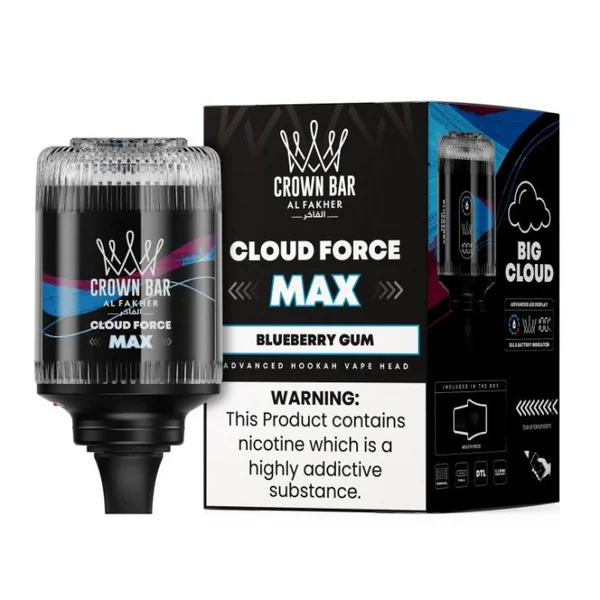 Al Fakher Crown Bar Cloud Force Max 50K Disposable E-Hookah Head 0.5% - Image 22