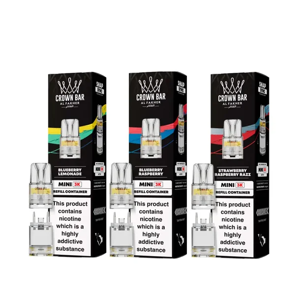 Al Fakher Crown Bar Mini 3K Refill Pods