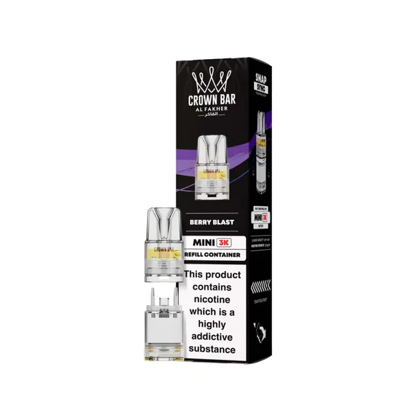 Al Fakher Crown Bar Mini 3K Refill Pods - Image 13