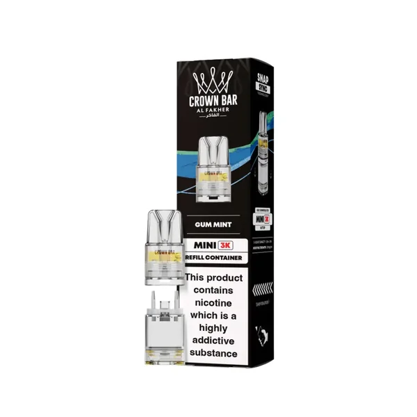 Al Fakher Crown Bar Mini 3K Refill Pods - Image 15